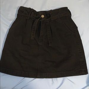 ultra high rise denim skirt NWOT